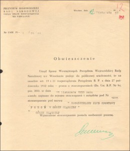obwieszczenie